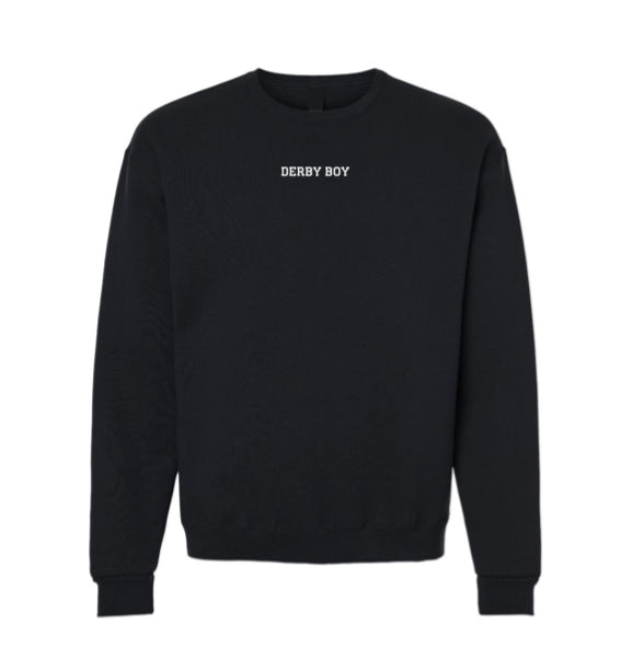 Derby Boy Crewneck Sweatshirt (Black)