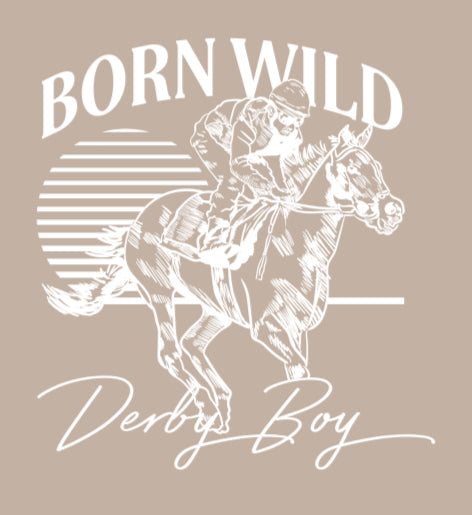 Born Wild Trucker Hat (Khaki)