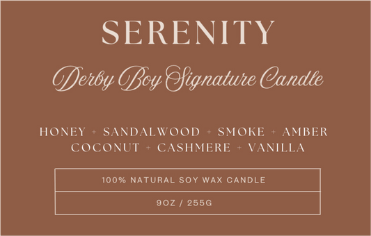 Derby Boy Serenity Candle