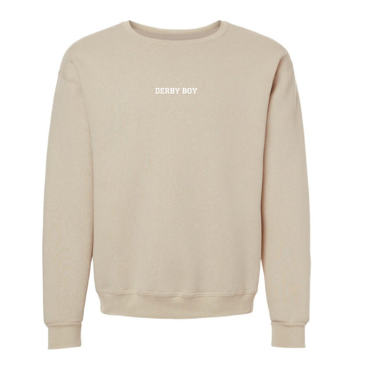 Derby Boy Crewneck Sweatshirt (Khaki)