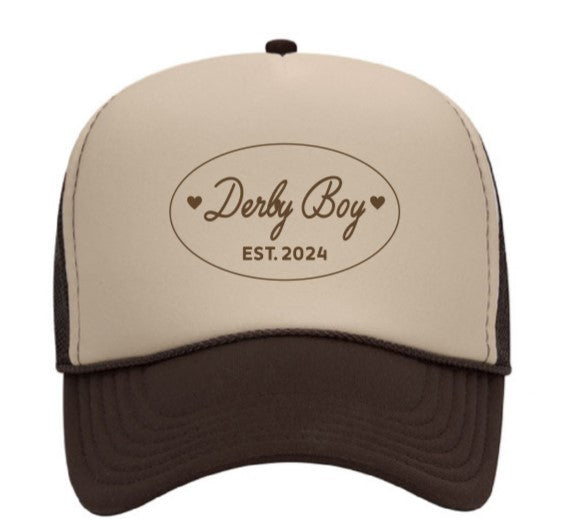 Derby Boy Trucker Hat (embroidered)